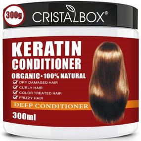 img 4 attached to 💆 Revitalizing Keratin Deep Conditioner with Argan Oil for Damaged Dry Hair - 2021 Hair Treatment Solution, Paraben-Free & Sulfate-Free