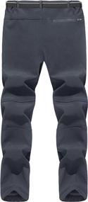 img 3 attached to ❄️ MAGNIVIT Men's Winter Fleece Lined Waterproof Snow Ski Pants with Reinforced Knee and 4 Zipper Pockets: Stay Warm and Dry on the Slopes