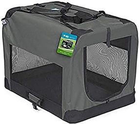 img 2 attached to 🐶 Premium Guardian Gear Nylon/Steel Soft-Sided Collapsible Dog Crate: Secure, Stylish, and Easy-to-Use