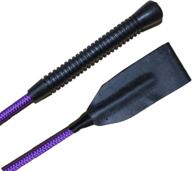 🐴 deluxe 18 inch jump bat riding crop: fiberglass shaft, leather slapper, color choice - black, blue, green, fuchsia, pink, purple, red, or yellow логотип