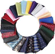 squares handkerchief colored assorted hankies: vibrant and versatile fashion accessories logo