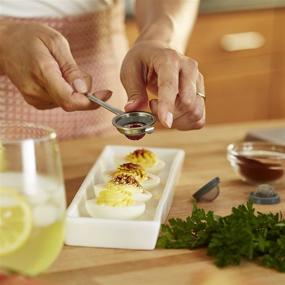 img 3 attached to 🥄 The Spifter: The Ultimate Versatile Straining Spoon with 3 Mini Sifters - Precise, Convenient, Mess-Free and Fast - Easy-to-Clean for Perfect Seasoning Every Time!