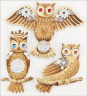 🦉 discover the unique artistry of jolee's boutique steampunk owls dimensional embellishments logo