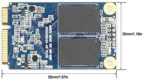 img 1 attached to 💾 Zheino mSATA 1TB Мини SATAIII SSD: ультра-быстрый внутренний твердотельный накопитель для ноутбуков, планшетов и ПК.