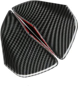 img 2 attached to Enhance Your Corvette C7 with KoLeddy 🚘 Carbon Fiber Look Door Handle Trim Accessories (2014-2019)