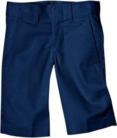 img 1 attached to 🩳 Dickies Boys' Flex Waist Flat Front Short: Ultimate Comfort and Versatility