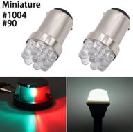 ⛵ shangyuan led boat navigation lights bulbs - replacement set of 2 - dc 12v логотип