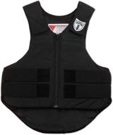 top-notch protection: tipperary ride-lite vest adult small black - enhanced safety for riders логотип