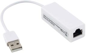 img 1 attached to 💻 USB 2.0 to Fast Ethernet 10/100 RJ45 Network LAN Adapter Dongle - 100Mbps