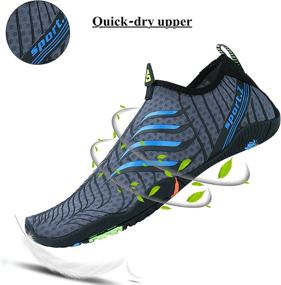 img 3 attached to Ultimate Quick-Dry Performance: WXDZ Water Sports Barefoot Men's Shoes