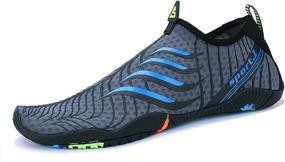 img 4 attached to Ultimate Quick-Dry Performance: WXDZ Water Sports Barefoot Men's Shoes