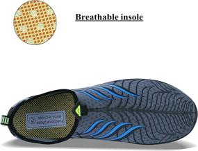 img 1 attached to Ultimate Quick-Dry Performance: WXDZ Water Sports Barefoot Men's Shoes