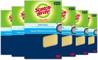 scotch-brite dobie cleaning pads - perfect for dishwashing, kitchen, bathroom & more | non-scratch scouring | pack of 12 pads logo