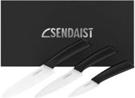 ceramic kitchen knives anti slip handle logo