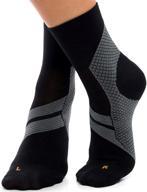 🧦 zatech plantar fasciitis socks – ankle compression and arch support socks with seamless design логотип