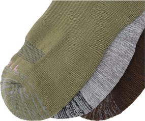 img 2 attached to Ultimate Comfort for Adventurers: Merrell Men's Cushioned Hiker Quarter Socks 3 Pair