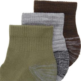 img 1 attached to Ultimate Comfort for Adventurers: Merrell Men's Cushioned Hiker Quarter Socks 3 Pair