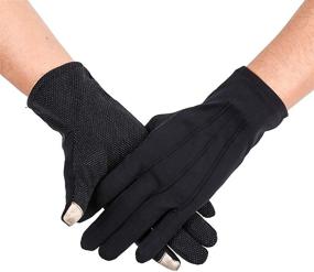 img 1 attached to 👮 JISEN Men's Formal Tuxedo Parade Accessories - Gloves & Mittens for Police Officers