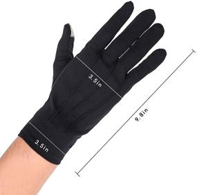 img 3 attached to 👮 JISEN Men's Formal Tuxedo Parade Accessories - Gloves & Mittens for Police Officers