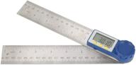 protractor rotatable stainless electric goniometer logo