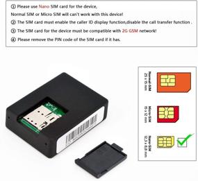 img 1 attached to 📱 N9Upgrade Беспроводной GSM трекер-подслушиватель Quad-Band с двусторонним ответным вызовом и функцией отслеживания