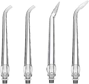img 4 attached to 💦 Enhance Your Water Flossing Experience with 4 Pack Water Jet Tips Replacement for YaFex Portable Flosser (AR-W-06D)