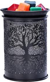 img 4 attached to 🕯️ ASAWASA Metal Candle Wax Warmer: Transform Your Space with Fragrant Bliss and Elegant Style (Banyan Edition)