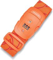 samsonite luggage strap orange combination logo