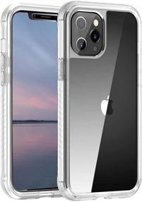 img 1 attached to 📱 XQ-HD Clear Case for iPhone 12 Pro Max: Ultimate 360° Protection with Built-in Screen Protector & Shock Resistance