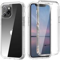 📱 xq-hd clear case for iphone 12 pro max: ultimate 360° protection with built-in screen protector & shock resistance logo