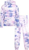 reebok girls jogger set sweatpants - girls' clothing and activewear logo