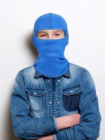 img 3 attached to 🌞 Оставайтесь защищенными на открытом воздухе с детским летним шейным гэйтером из 6-ти частей: солнцезащитная маска и дышащий шейный гэйтер для активного отдыха на улице.