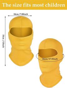 img 2 attached to 🌞 Оставайтесь защищенными на открытом воздухе с детским летним шейным гэйтером из 6-ти частей: солнцезащитная маска и дышащий шейный гэйтер для активного отдыха на улице.