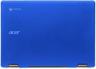 🔵 mcover hard shell case for 2019 acer chromebook c721/spin r721 series (11.6")- blue (not compatible with older acer models) logo