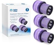 fette filter value pack of 3 - compatible vacuum filter for dyson v11 cordless vacuum series (v11 torque drive & v11 animal) - compare to part # 970013-02 логотип