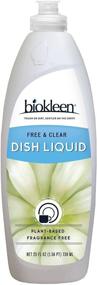 img 2 attached to 🌿 BIOKleen Free and Clear Dish Liquid, 25 Fluid Ounces
