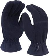 ultimate winter comfort with thinsulate weather thermarator gloves logo
