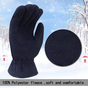 img 2 attached to Ultimate Winter Comfort with Thinsulate Weather Thermarator Gloves