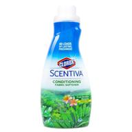 🌸 clorox scentiva laundry care bundle: dryer sheets, fabric softener, scent booster beads, & fabric refresher spray in fresh brazilian blossoms - 41 fl oz logo