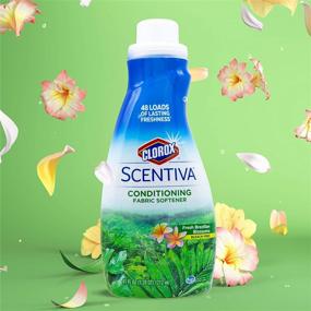 img 2 attached to 🌸 Clorox Scentiva Laundry Care Bundle: Dryer Sheets, Fabric Softener, Scent Booster Beads, & Fabric Refresher Spray in Fresh Brazilian Blossoms - 41 Fl Oz