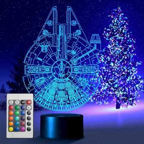 img 3 attached to 🚀 Enhance Your Space with the Millennium Falcon Star Wars Lighting Gadget Lamp: The Perfect Decor and Awesome Gift