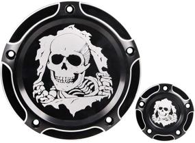 img 4 attached to XMMT Motorcycle CNC Engine Derby Cover/Timing Cover Compatible For Harley Dyna Softail Fat Boy Touring Road King Electra Glide Street Glide 1999-2013