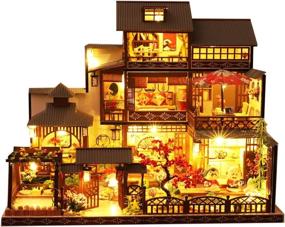 img 3 attached to Authentic Japanese Style Dollhouse Miniature Furniture: Experience Elegant Movement