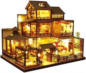 img 4 attached to Authentic Japanese Style Dollhouse Miniature Furniture: Experience Elegant Movement