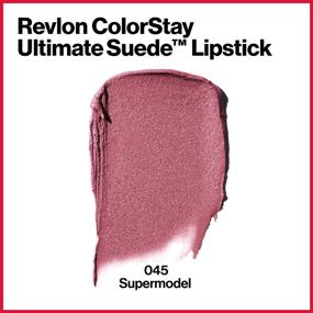 img 1 attached to 💄 Revlon ColorStay Ultimate Suede Lipstick - Longwear Soft Lip Color with Vitamin E, Supermodel (045)