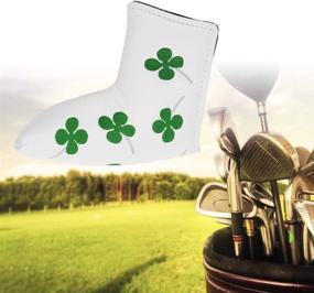 img 1 attached to 🍀 HISTAR Golf Putter Head Cover: Stylish Four Leaf Clove Blade Shamrock Headcovers for Ultimate Protection