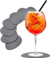 🍹 contemporary silicone drink coaster beverage logo