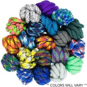 img 3 attached to West Coast Paracord Zesty 550lb Survival Paracord Random Combo Crafting Kit: 10 Colors of 500lb Cord and 10 Buckles - Type III Paracord - Make 10 Paracord Bracelets - Great Gift for Crafting and Survival Enthusiasts