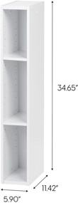 img 1 attached to 📦 Iris USA, Inc. UB All Space Saving Unit: Adjustable Shelf & White Coating for Optimal Organization - 6 Inch