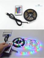 usb led strip lamp 2835smd dc5v flexible led light tape ribbon 1m 2m 3m 4m 5m hdtv tv desktop screen backlight bias lighting (rgb with remote control logo